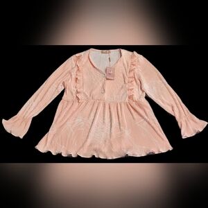 Babydoll top, brand new with tags.  Size L